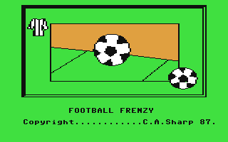 Football Frenzy Title Screen